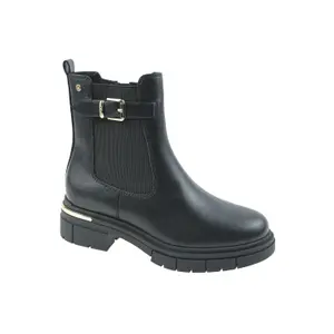 Leather Look Ankle Boots Women s.Oliver Chelsea