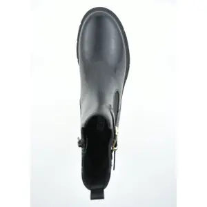 Leather Look Ankle Boots Women s.Oliver Chelsea image-1