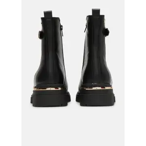 Leather Look Ankle Boots Women s.Oliver Chelsea image-4