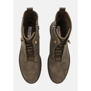 Laced Leather-Look Ankle Boots for Women s.Oliver image-6