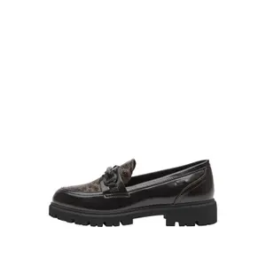 Leather Effect Loafers with Jewel Detail Women's s.Oliver image-0