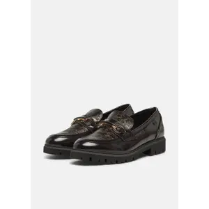 Leather Effect Loafers with Jewel Detail Women's s.Oliver image-3