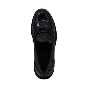 Leather Effect Loafers with Jewel Detail Women's s.Oliver image-1