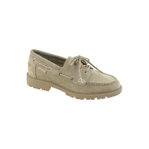 Lace-Up Leather Effect Loafers Women s.Oliver image-0