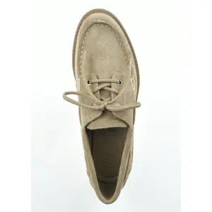 Lace-Up Leather Effect Loafers Women s.Oliver image-1