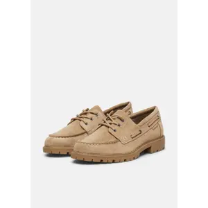 Lace-Up Leather Effect Loafers Women s.Oliver image-3
