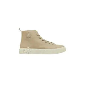 Sneakers alte effetto pelle con logo in rilievo donna s.Oliver image-1