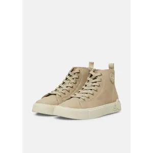 Sneakers alte effetto pelle con logo in rilievo donna s.Oliver image-2