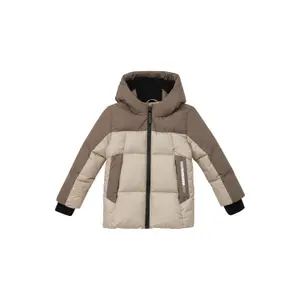 Outdoor Hooded Jacket with Colour Blocking - Water-Repellent Child s.Oliver