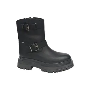 Mid Leather Lace-Up Boots Women s.Oliver image-0