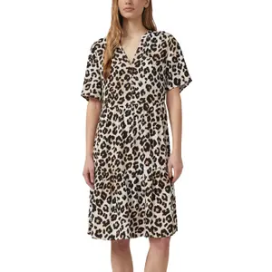 Kurzes Viskosekleid mit Rüschen Damen s.Oliver image-1
