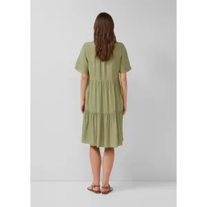 Kurzes Viskosekleid mit Rüschen Damen s.Oliver image-2