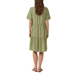 Kurzes Viskosekleid mit Rüschen Damen s.Oliver image-3