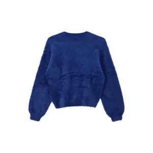 Pull en maille à col rond coupe ample fille s.Oliver image-1