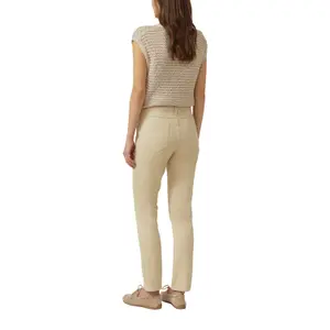 Damen Slim Fit Satin Baumwollhose s.Oliver image-3