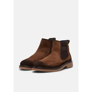 Leather Ankle Boots with Elastic Inserts s.Oliver image-1