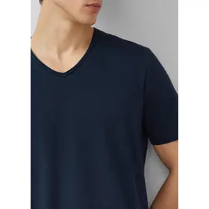 T-shirt in filo fiammato con bordo aperto al collo s.Oliver image-3