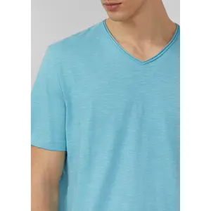 T-shirt in filo fiammato con bordo aperto al collo s.Oliver image-3