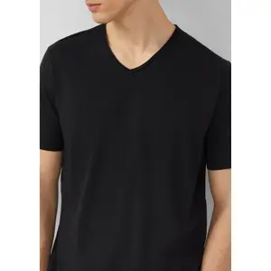 T-shirt in filo fiammato con bordo aperto al collo s.Oliver image-3