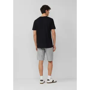 T-shirt in filo fiammato con bordo aperto al collo s.Oliver image-4