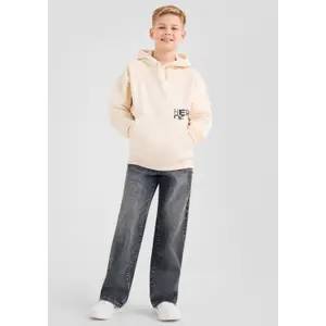 Baggy Jeans Relaxed Fit Mittlere Taille Weite Beine Used-Effekt Kind s.Oliver image-2