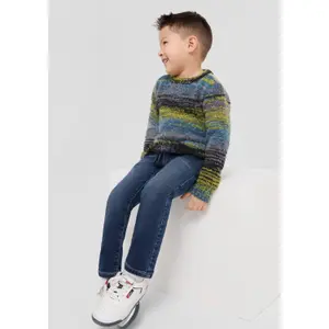 Straight Jeans Mid-Rise Straight Leg Used Effect Soft and Warm Child s.Oliver image-2