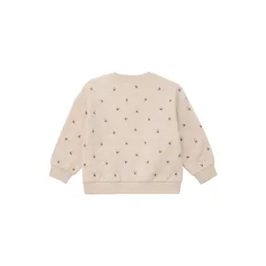 Oversized Sweatshirt with Floral Embroidery - Fleece-Lined Girl s.Oliver image-1