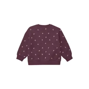 Oversized Sweatshirt with Floral Embroidery - Fleece-Lined Girl s.Oliver image-1
