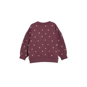 Oversized Sweatshirt with Floral Embroidery - Fleece-Lined Girl s.Oliver image-4