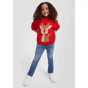 Betsy Jeans Straight Fit Mid-Rise Flared Soft and Warm Baby Girl s.Oliver image-2