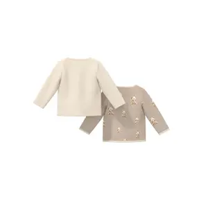 Sweatshirt reversibile stampato all-over e uni per bebé s.Oliver image-1