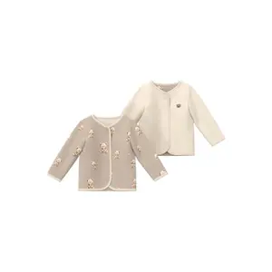 Sweatshirt reversibile stampato all-over e uni per bebé s.Oliver image-2
