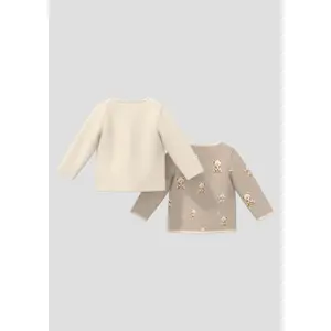 Sweatshirt reversibile stampato all-over e uni per bebé s.Oliver image-4