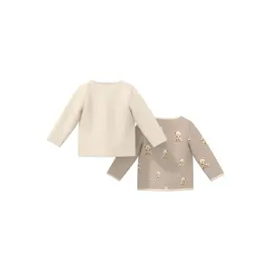 Sweatshirt reversibile stampato all-over e uni per bebé s.Oliver image-5