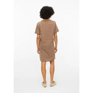 Kurzarm-Jersey-Kleid für Damen mit Streifen s.Oliver image-2