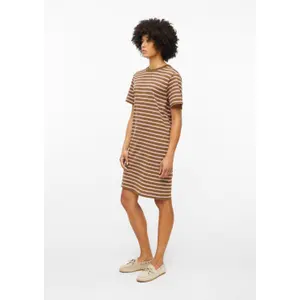 Kurzarm-Jersey-Kleid für Damen mit Streifen s.Oliver image-6