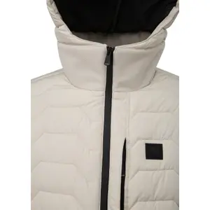 Hooded Outdoor Quilted Jacket in Mixed Fabrics s.Oliver image-4
