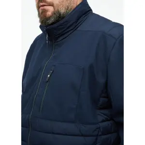 Lightly Quilted Jacket in Mixed Fabrics with Sports Details s.Oliver image-3