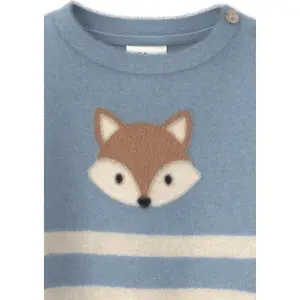 Pull i stickad tyg med plyschdetalj framtill baby s.Oliver image-6