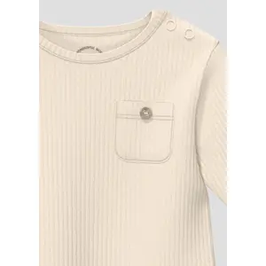 T-shirt avec boutons-pression et poche poitrine bébé s.Oliver image-3