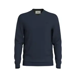 V-Neck Knitted Sweater with Embroidered Logo s.Oliver image-0