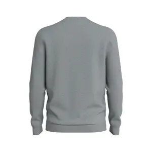 V-Neck Knit Pullover with Embroidered Logo Grey s.Oliver image-1