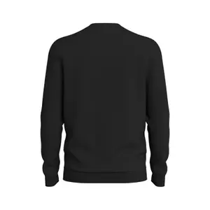 Knitted V-Neck Jumper with Embroidered Logo Black s.Oliver image-1