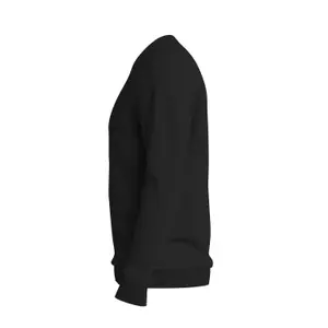 Knitted V-Neck Jumper with Embroidered Logo Black s.Oliver image-2