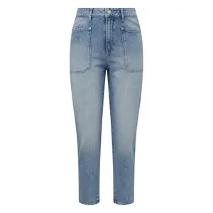 Jeans mom cheville coupe décontractée taille haute et jambe fuselée femme s.Oliver image-0