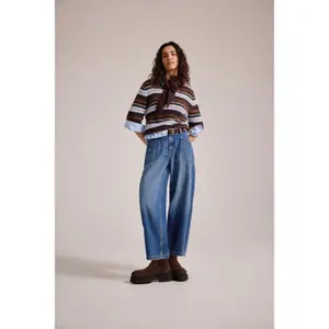 High Waist Relaxed Fit Jeans mit weitem Bein Damen s.Oliver image-2
