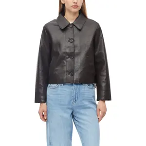 Veste en similicuir nappa col de chemise coupe droite bitter femme s.Oliver image-2