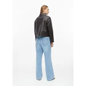Veste en similicuir nappa col de chemise coupe droite bitter femme s.Oliver image-4