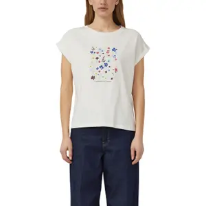 T-shirt με εκτύπωση μπροστά, άνετη γραμμή, γυναικεία s.Oliver image-1