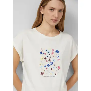 T-shirt με εκτύπωση μπροστά, άνετη γραμμή, γυναικεία s.Oliver image-4
